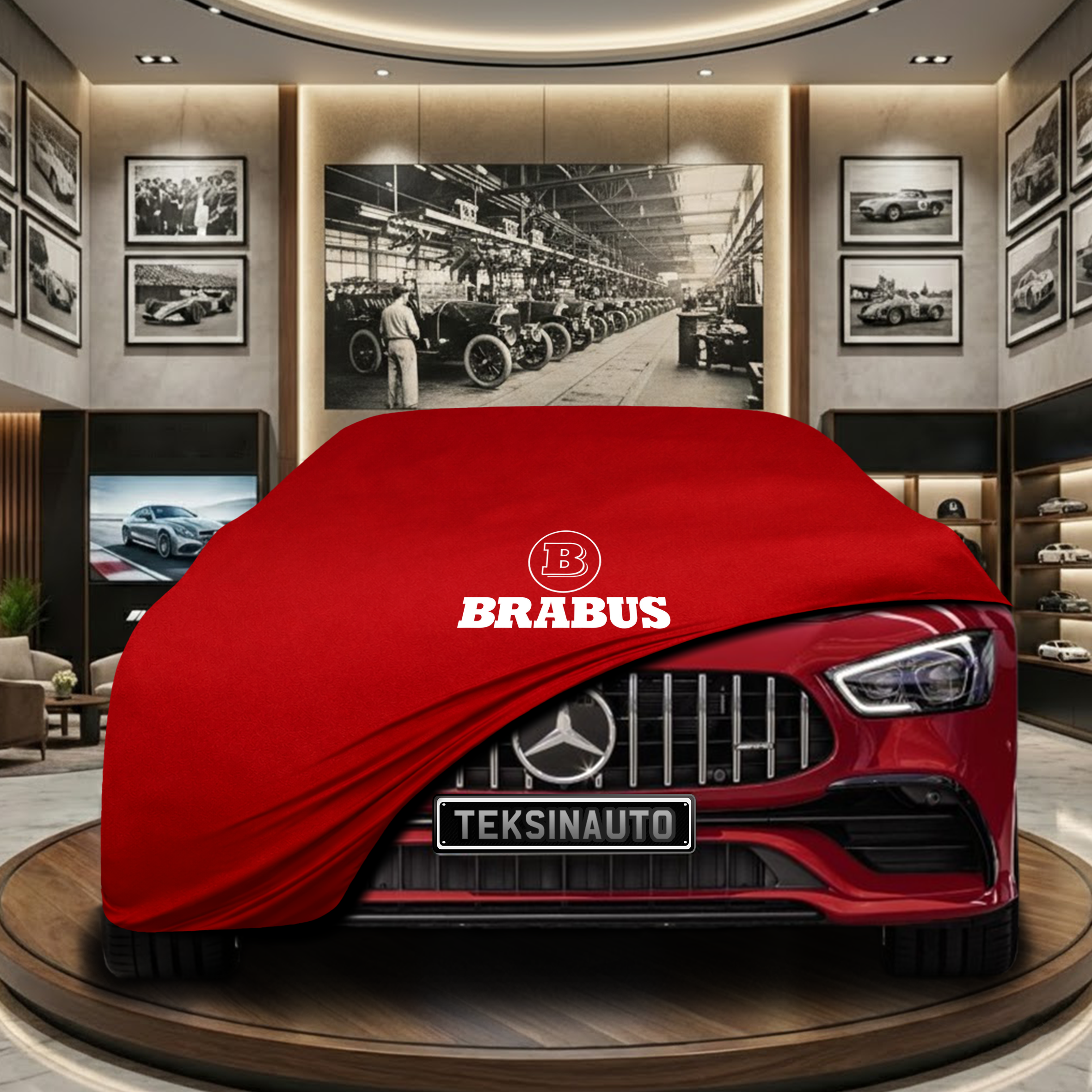 MERCEDES AMG GT 4 DOOR 2018-2021 Indoor Car Cover Custom Fit, Black, Gray, Blue, Red Color