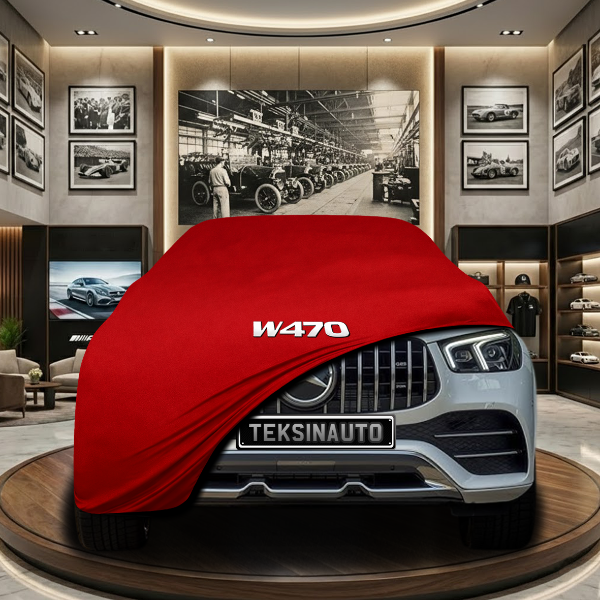 MERCEDES X CLASS W470 Indoor Car Cover Custom Fit, Black, Gray, Blue, Red Color