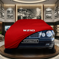 Mercedes Benz E W210 Indoor Car Cover Custom Fit, Black, Gray, Blue, Red Color