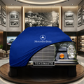 Mercedes Benz W108 Indoor Car Cover Custom Fit, Black, Gray, Blue, Red Color