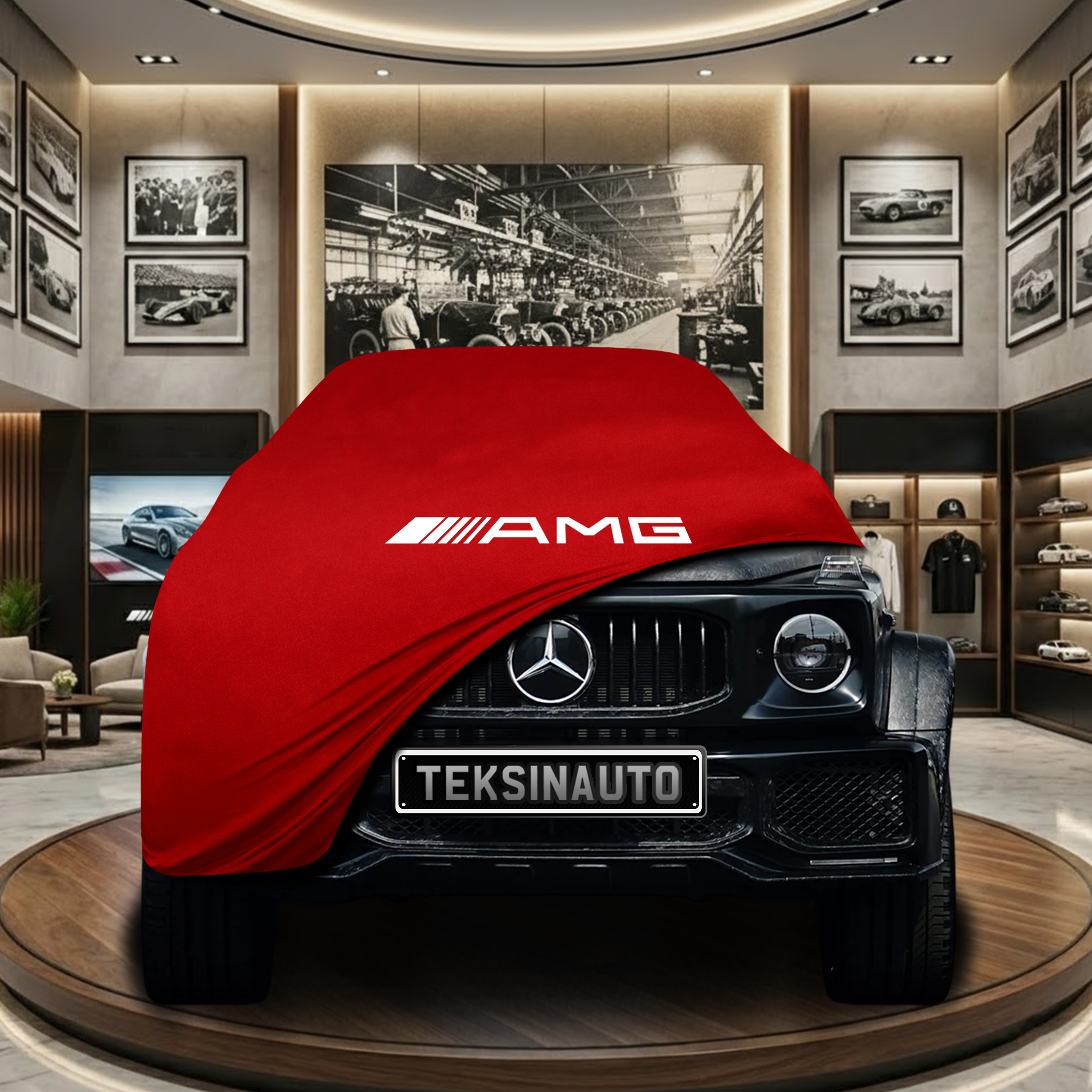 MERCEDES G W464 2018-2024 Indoor Car Cover Custom Fit, Black, Gray, Blue, Red Color
