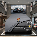 PORSCHE 901 Custom Fit Indoor Car Cover Soft Stretch Black Gray Blue Red Dust Protection Garage Cover Laser Cut + Bag