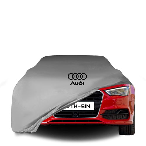 Audi A3 Sedan 8V (2016-2020) Indoor Car Cover Custom Fit, Black, Gray, Blue, Red Color