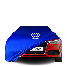 Audi A3 Sedan 8V (2016-2020) Indoor Car Cover Custom Fit, Black, Gray, Blue, Red Color