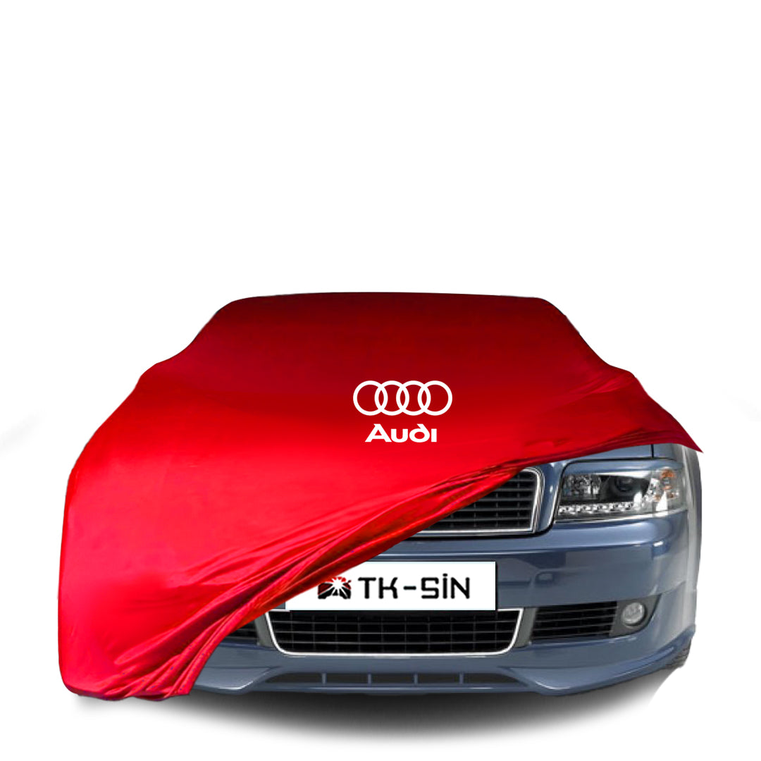 Audi A4 B6 Sedan (2000-2004) Indoor Car Cover Custom Fit, Black, Gray, Blue, Red Color