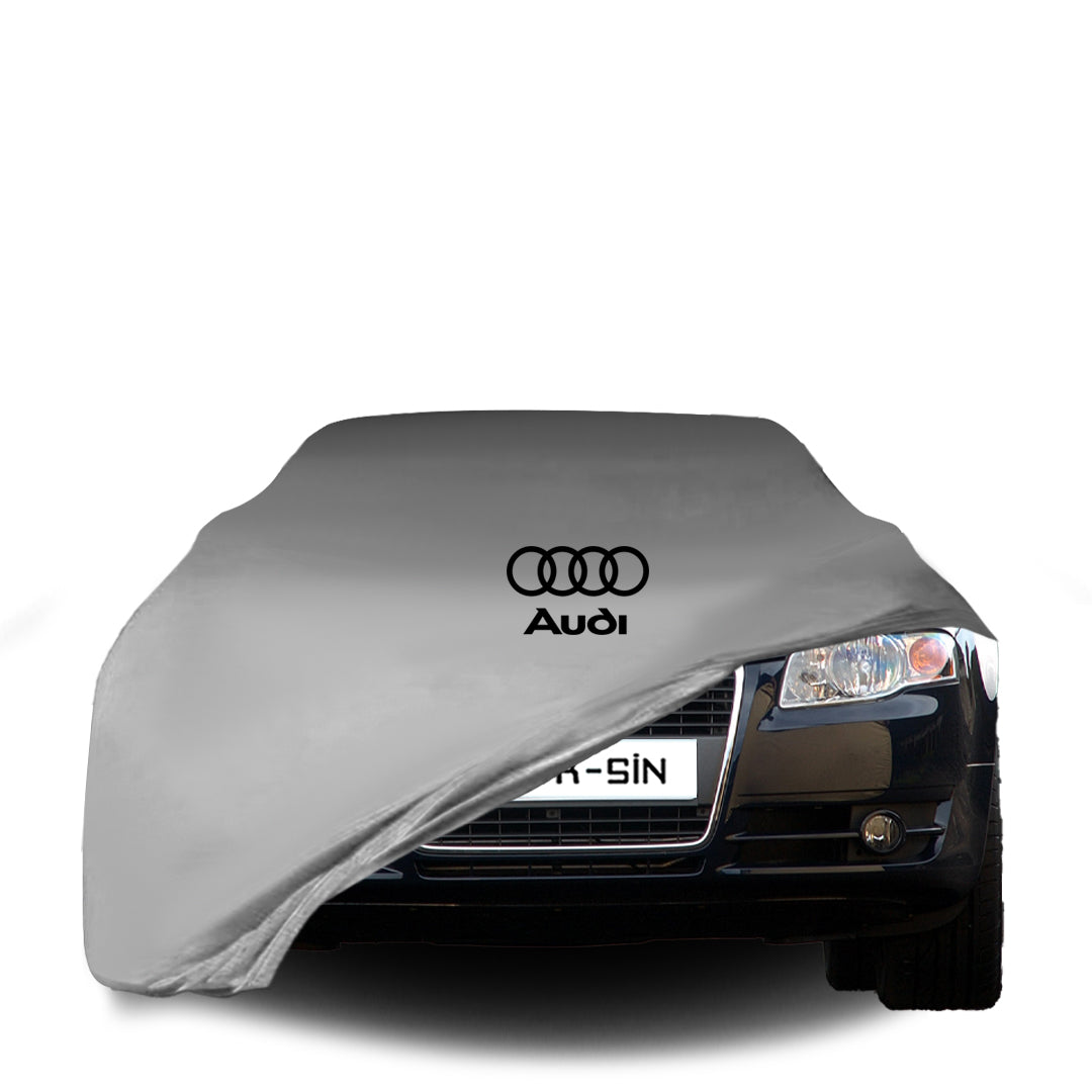 Audi A4 B7 Sedan (2004-2008) Indoor Car Cover Custom Fit, Black, Gray, Blue, Red Color