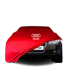 Audi A4 B7 Sedan (2004-2008) Indoor Car Cover Custom Fit, Black, Gray, Blue, Red Color