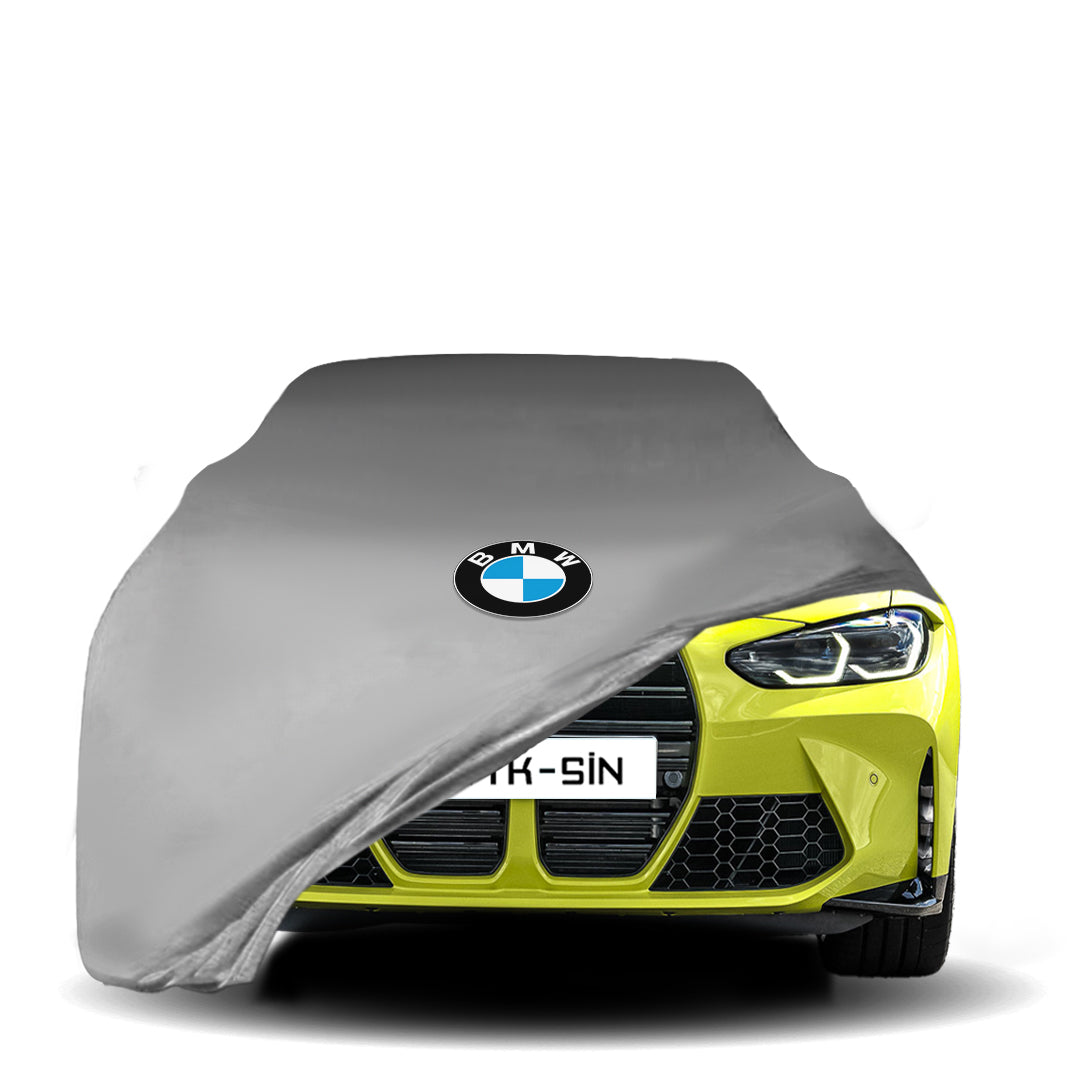BMW I4 Coupe (2021-) Indoor Car Cover Custom Fit, Black, Gray, Blue, Red Color