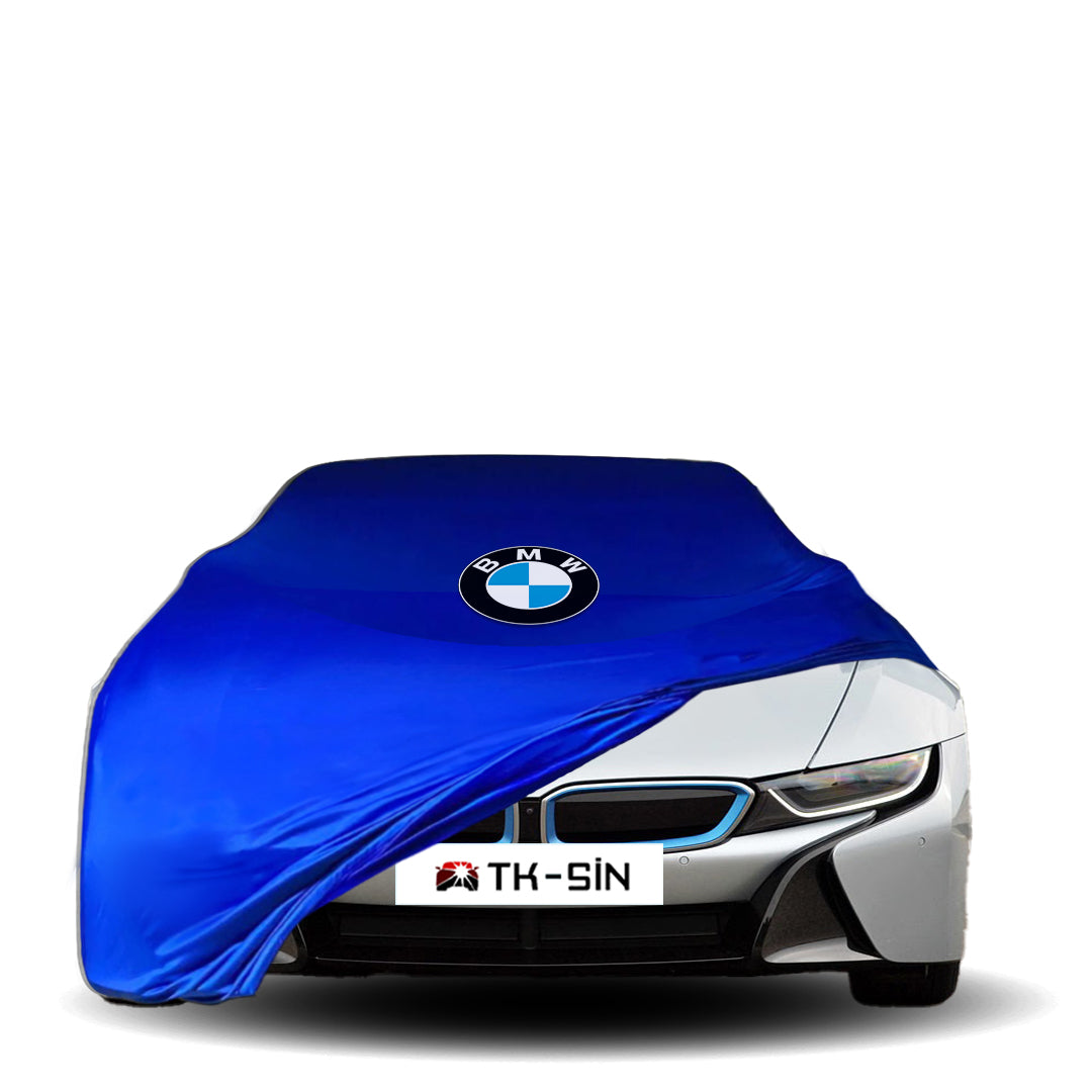 BMW I8 Coupe I12-I13-I15 (2013-2020) Indoor Car Cover Custom Fit, Black, Gray, Blue, Red Color