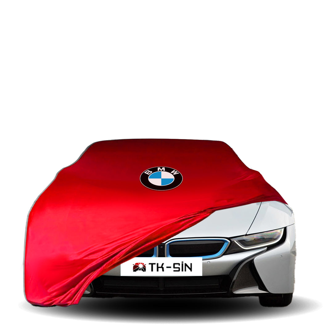 BMW I8 Coupe I12-I13-I15 (2013-2020) Indoor Car Cover Custom Fit, Black, Gray, Blue, Red Color