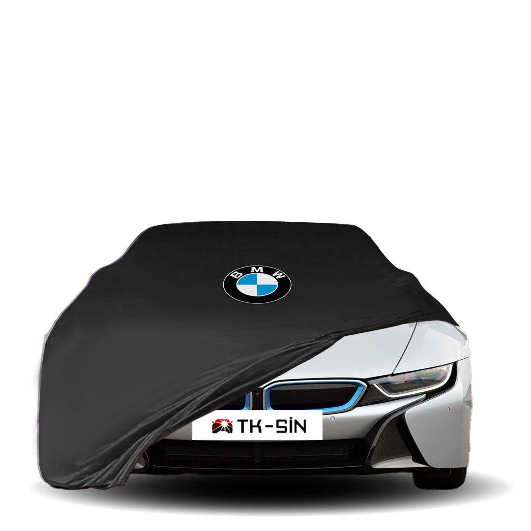 BMW I8 Coupe I12-I13-I15 (2013-2020) Indoor Car Cover Custom Fit, Black, Gray, Blue, Red Color