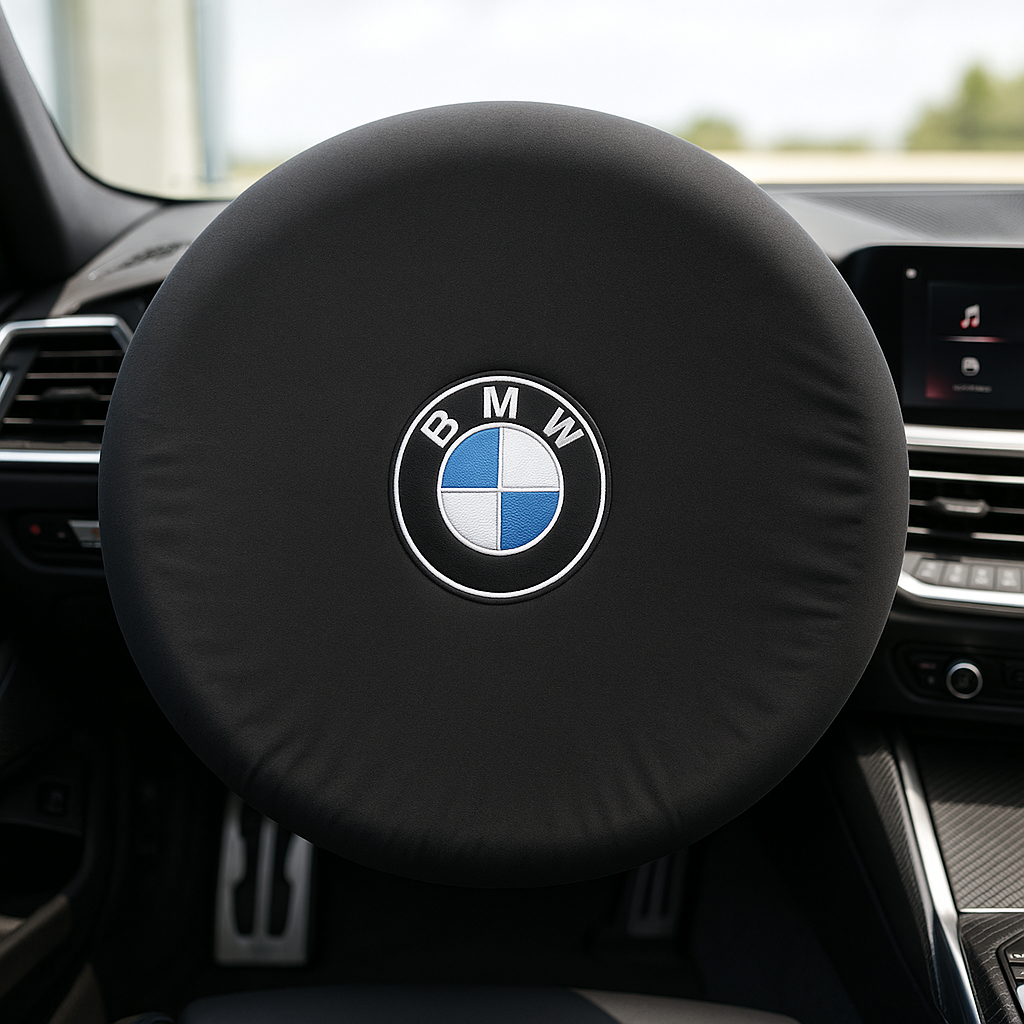 Steering Wheel Cover Soft Elastic Premium Fabric For all BMW Model