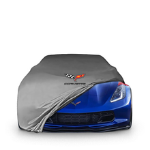 Corvette C7 (2014-2019) Indoor Car Cover Custom Fit, Black, Gray, Blue, Red Color