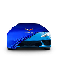 Chevrolet Corvette C8 (2020-) Indoor Car Cover Custom Fit, Black, Gray, Blue, Red Color