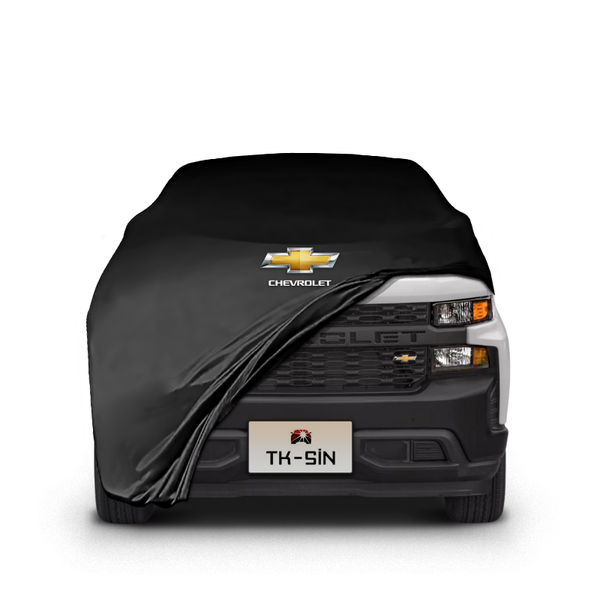 Chevrolet Silverado 4 1500 Double Cab (2018-) Indoor Car Cover Custom Fit, Black, Gray, Blue, Red Color