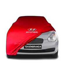 Hyundai Accent 3 Sedan (2006-2010) Indoor Car Cover Custom Fit, Black, Gray, Blue, Red Color