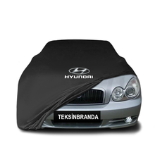 Hyundai Sonata 4 (2001-2004) Indoor Car Cover Custom Fit, Black, Gray, Blue, Red Color