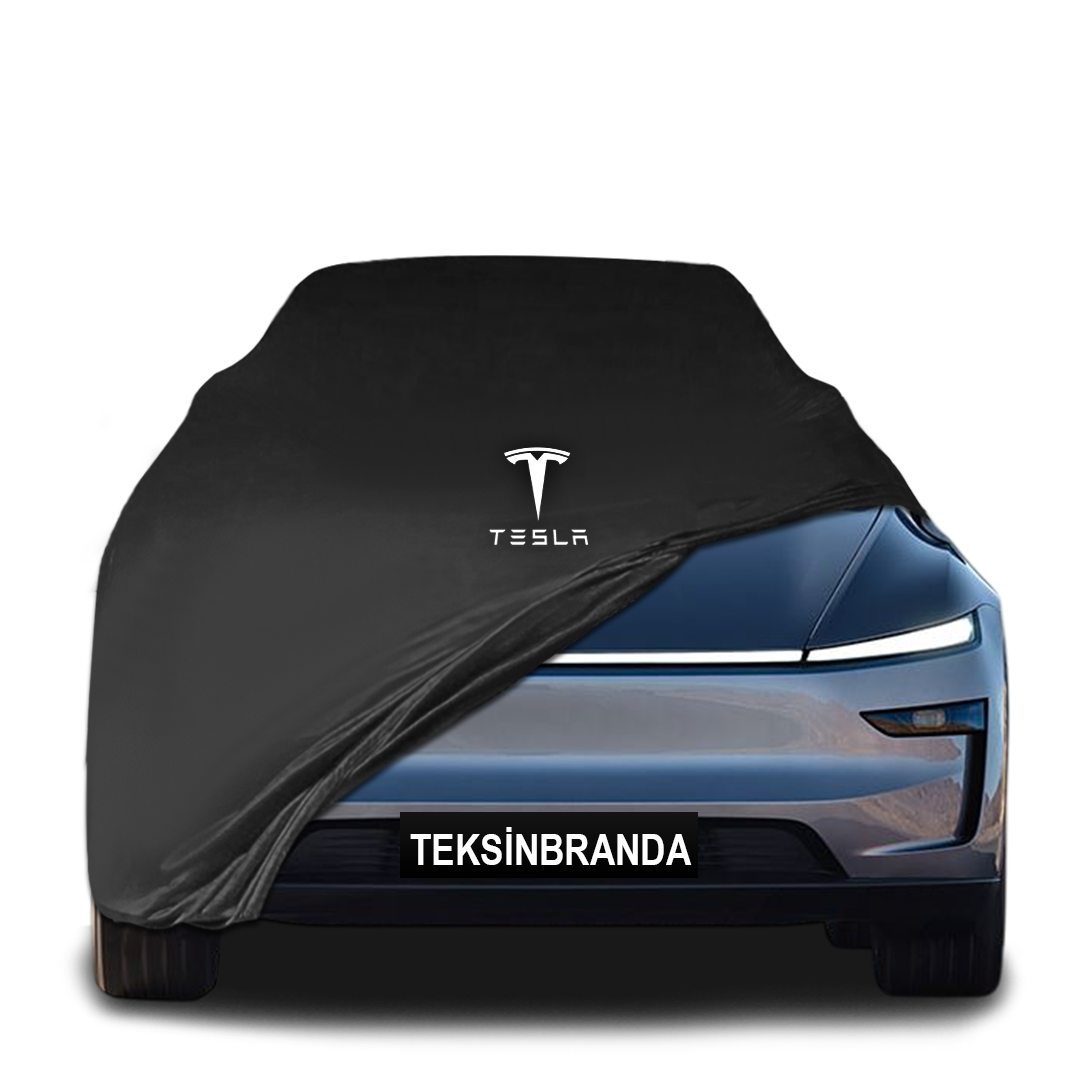 Tesla Jüniper Indoor Car Cover Custom Fit, Black, Gray, Blue, Red Color
