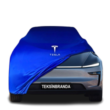 Tesla Jüniper Indoor Car Cover Custom Fit, Black, Gray, Blue, Red Color