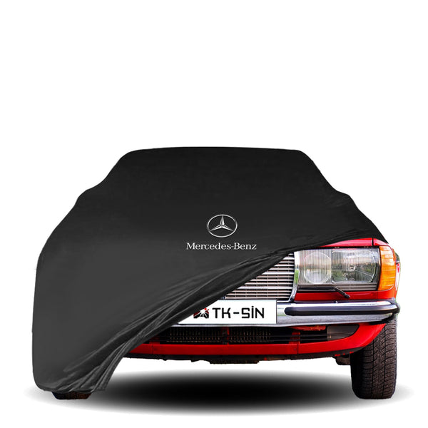 Mercedes Benz W114-W115 Indoor Car Cover Custom Fit, Black, Gray, Blue, Red Color
