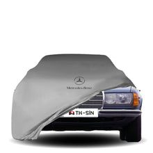 Mercedes Benz W123 Indoor Car Cover Custom Fit, Black, Gray, Blue, Red Color