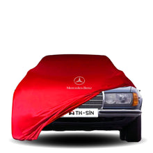 Mercedes Benz W123 Indoor Car Cover Custom Fit, Black, Gray, Blue, Red Color