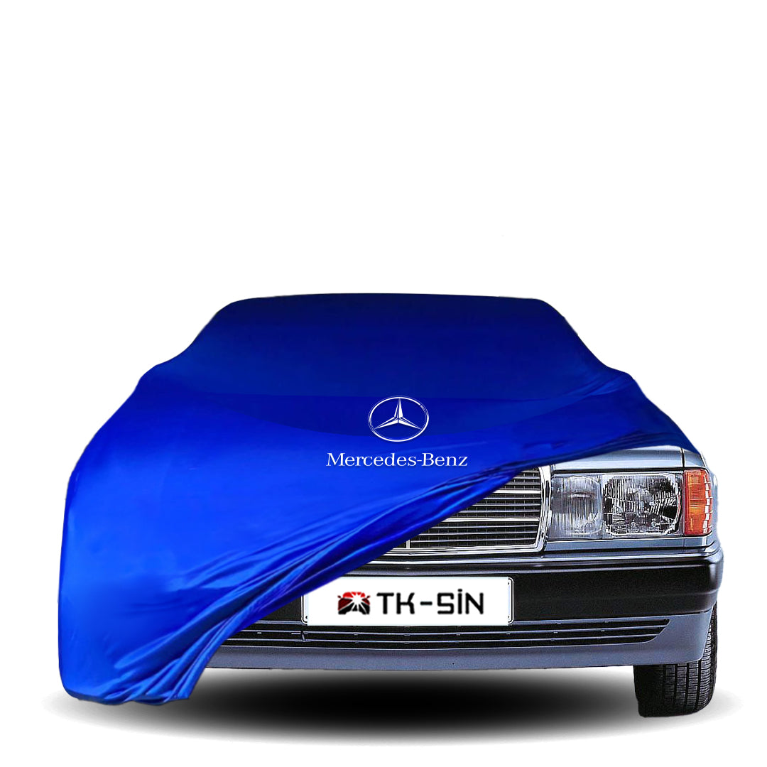 Mercedes Benz W201-W190 Indoor Car Cover Custom Fit, Black, Gray, Blue, Red Color