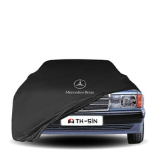 Mercedes Benz W201-W190 Indoor Car Cover Custom Fit, Black, Gray, Blue, Red Color