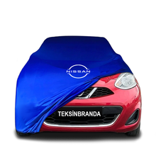 Nissan Micra K13 (2013-2017) Indoor Car Cover Custom Fit, Black, Gray, Blue, Red Color