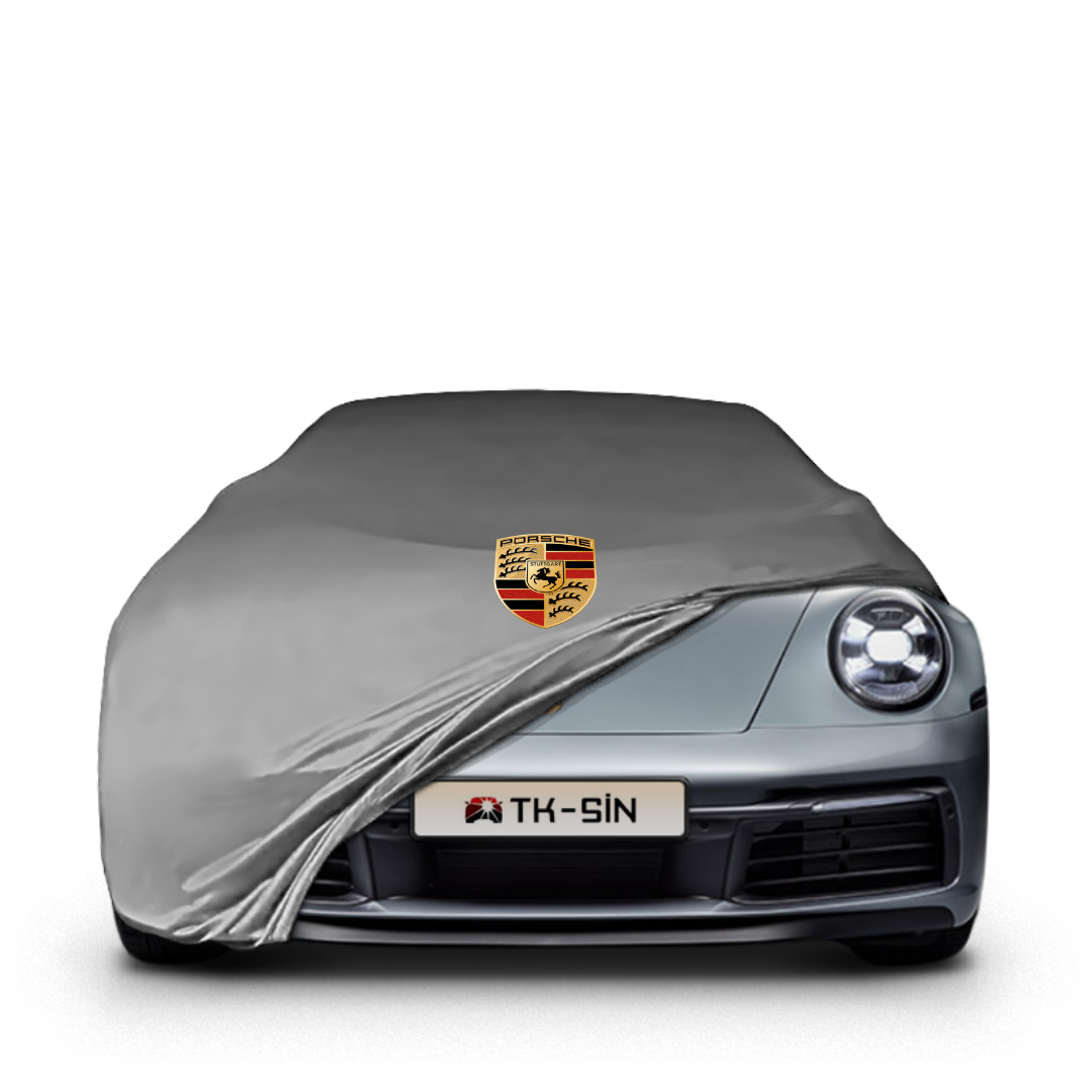 Porsche 911 (992) (2018-) Indoor Car Cover Custom Fit, Black, Gray, Blue, Red Color