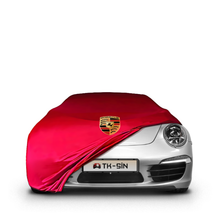 Porsche 911 (991) (2011-2020) Indoor Car Cover Custom Fit, Black, Gray, Blue, Red Color