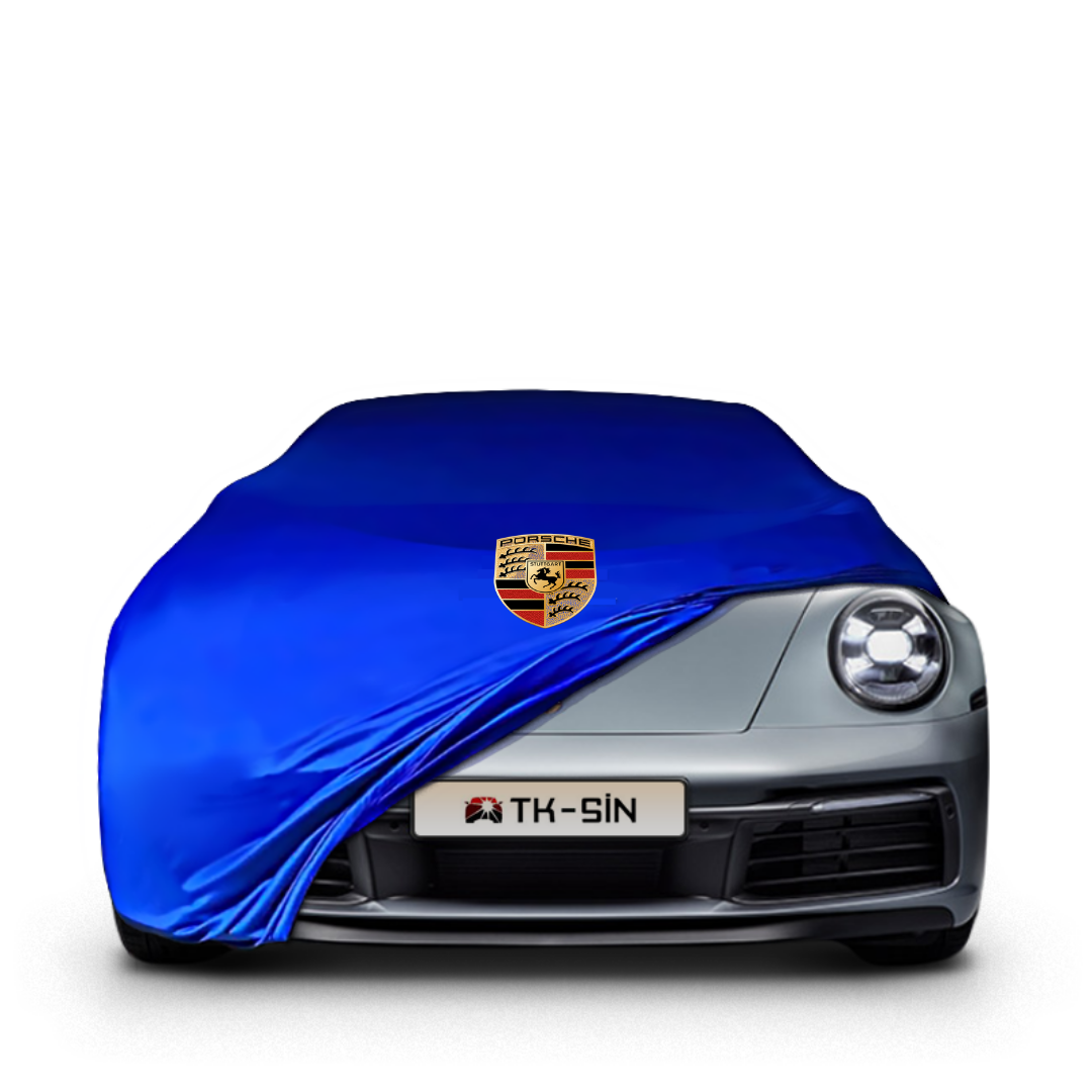 Porsche 911 (992) (2018-) Indoor Car Cover Custom Fit, Black, Gray, Blue, Red Color