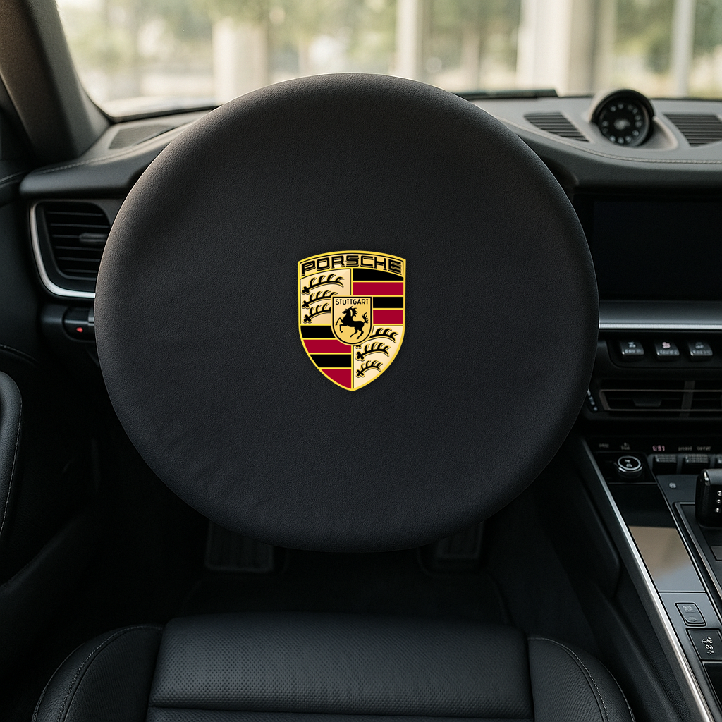 Steering Wheel Cover Soft Elastic Premium Fabric For all Porsche Model