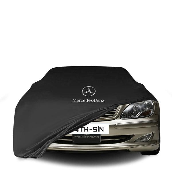 Mercedes Benz S W220 Short Indoor Car Cover Custom Fit, Black, Gray, Blue, Red Color