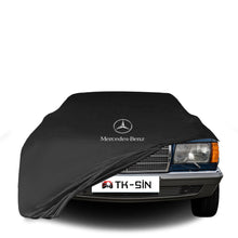 Mercedes Benz S W126 SEL Indoor Car Cover Custom Fit, Black, Gray, Blue, Red Color