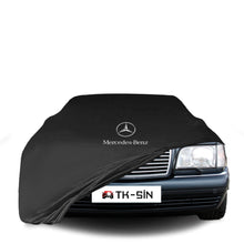 Mercedes Benz S W140 Short Indoor Car Cover Custom Fit, Black, Gray, Blue, Red Color