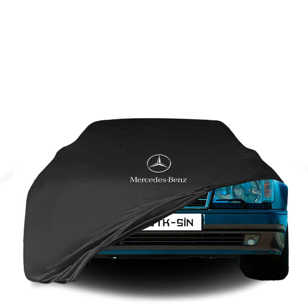 Mercedes Benz E W124 Indoor Car Cover Custom Fit, Black, Gray, Blue, Red Color