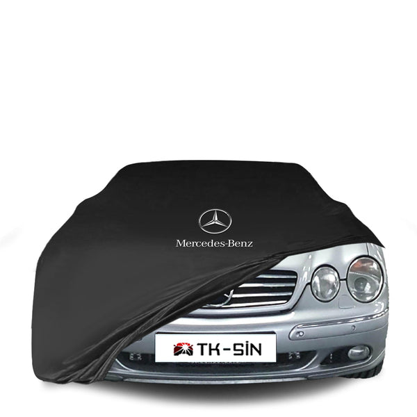 Mercedes Benz CL C215 front Indoor Car Cover Custom Fit, Black, Gray, Blue, Red Color