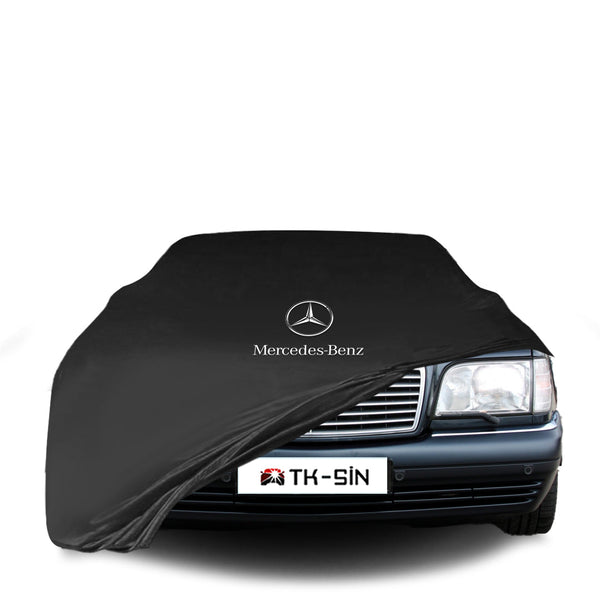 Mercedes Benz S V140 Long Indoor Car Cover Custom Fit, Black, Gray, Blue, Red Color