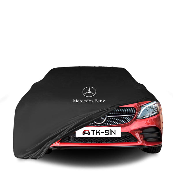 Mercedes Benz C C205-A205 Coupe Cabrio Indoor Car Cover Custom Fit, Black, Gray, Blue, Red Color