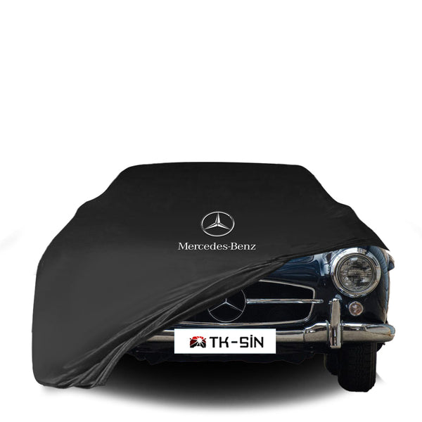 Mercedes Benz Ponton Indoor Car Cover Custom Fit, Black, Gray, Blue, Red Color