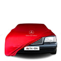 Mercedes Benz S V140 Long Indoor Car Cover Custom Fit, Black, Gray, Blue, Red Color