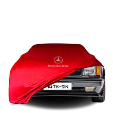Mercedes Benz S C126 Coupe Indoor Car Cover Custom Fit, Black, Gray, Blue, Red Color