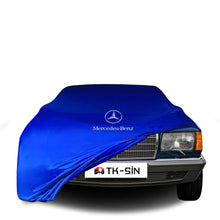 Mercedes Benz S W126 SEL Indoor Car Cover Custom Fit, Black, Gray, Blue, Red Color