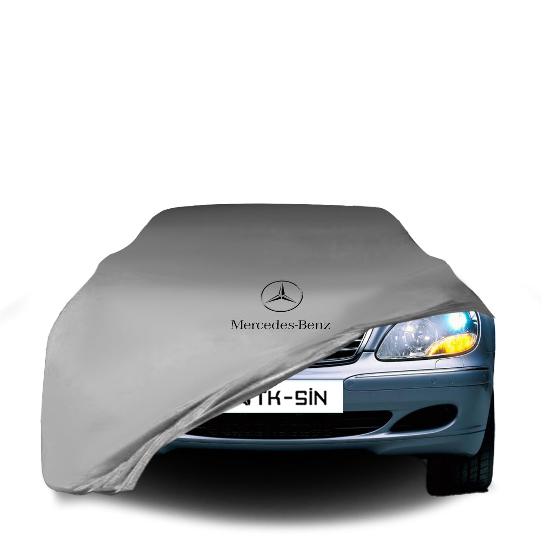 Mercedes Benz S V220 Long Indoor Car Cover Custom Fit, Black, Gray, Blue, Red Color