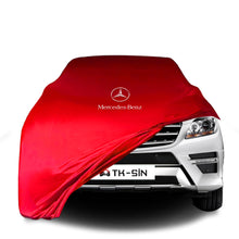 Mercedes Benz M W166 Indoor Car Cover Custom Fit, Black, Gray, Blue, Red Color