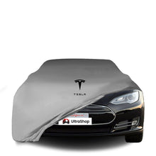 Tesla Model-S (2012-2016) Indoor Car Cover Custom Fit, Black, Gray, Blue, Red Color