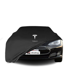 Tesla Model-S (2012-2016) Indoor Car Cover Custom Fit, Black, Gray, Blue, Red Color