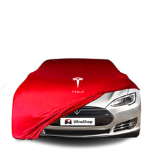 Tesla Model-S (2021-) Indoor Car Cover Custom Fit, Black, Gray, Blue, Red Color