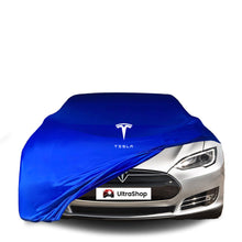 Tesla Model-S (2021-) Indoor Car Cover Custom Fit, Black, Gray, Blue, Red Color
